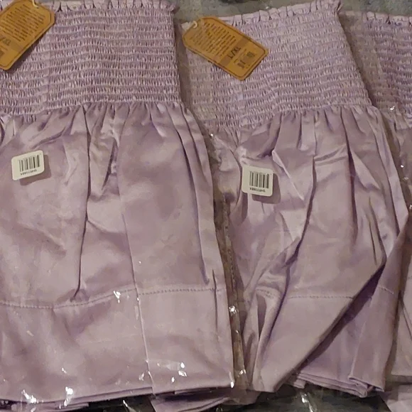 NATURAL LIFE Lavender and Grey Satin Ruffled Shorts - Bundle Any Two For $20 - Picture 8 of 8